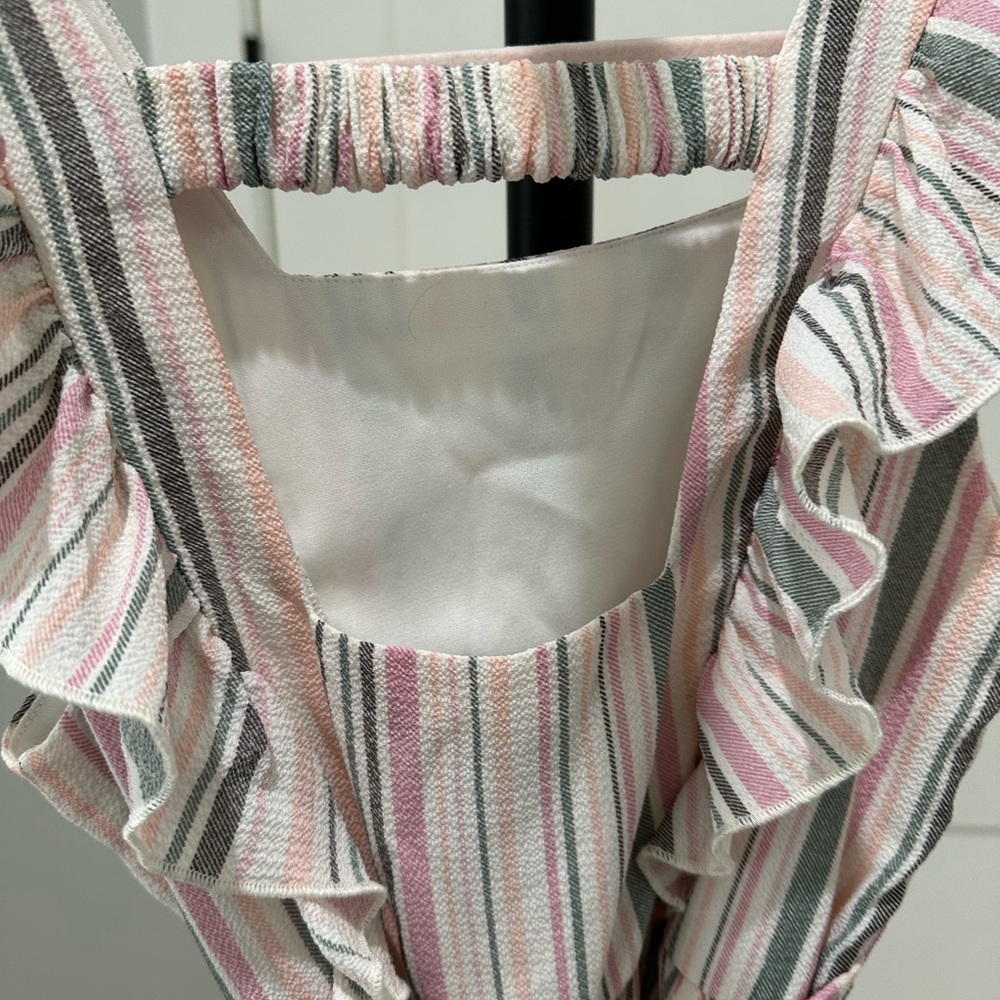 Striped Ruffle Dress - Picture 4 of 5
